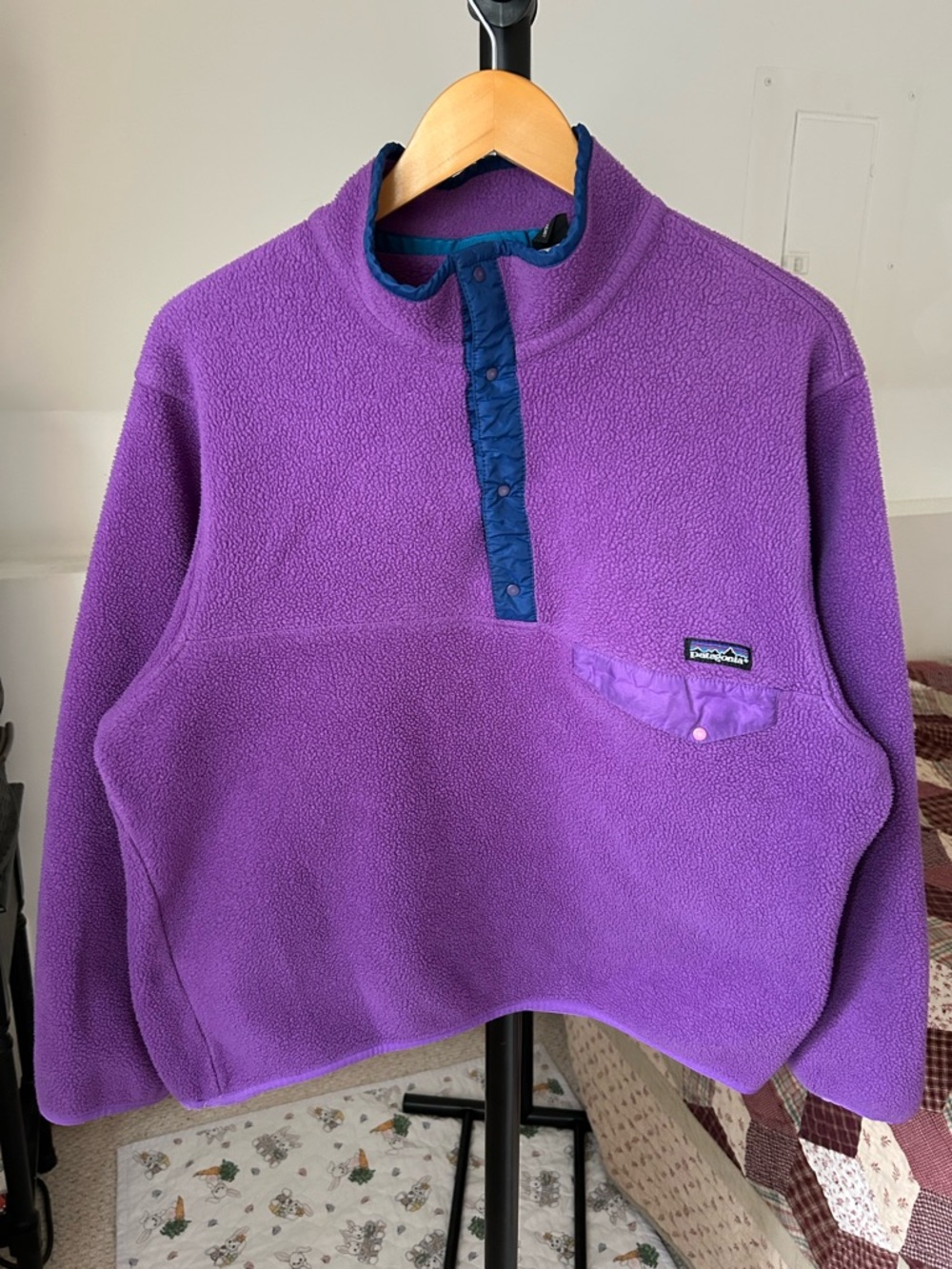 Vintage Patagonia Fleece Synchilla Snap-T Pullover Sweater Jacket Men’s Large